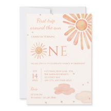 ファーストトリップザのまわりにサン1日の誕生日招待状