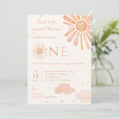 ファーストトリップザのまわりにサン1日の誕生日招待状 招待状 (スタンド正面)