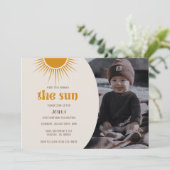 ファーストトリップザサンターン1誕生日招待状 招待状 (スタンド正面)