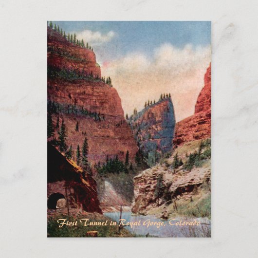 ファーストトンネル ヴィンテージ鉄道 ポストカード (正面)