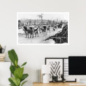 ファーストドッグチームアラスカ1910 ポスター (ホームオフィス)