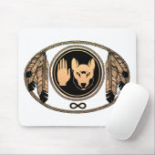 ファーストネーションマウスパッドウルフ先住民アートギフトメティス マウスパッド (マウス)