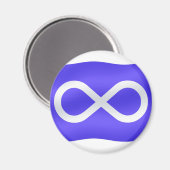 ファーストネーション冷蔵庫用マグネットメティス国旗の磁石 マグネット (正面/裏面)