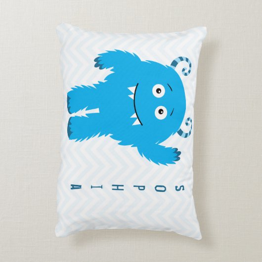 ファーストネームでハッピーモンスター、リトル・キッド アクセントクッション (裏面(縦))