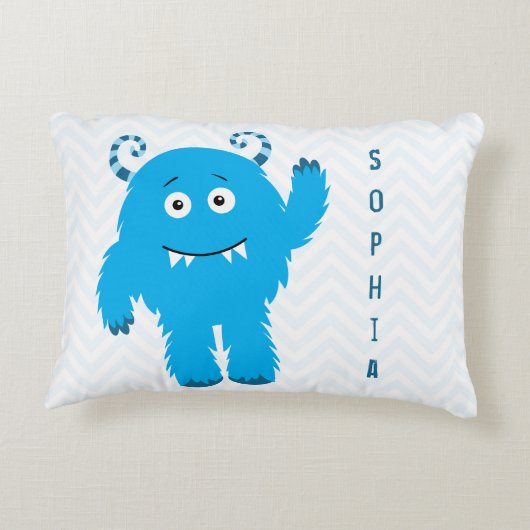 ファーストネームでハッピーモンスター、リトル・キッド アクセントクッション (裏面)