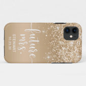 ファーストネーム金ラメCase-Mate iPhoneケース Case-Mate iPhoneケース (裏面(横))