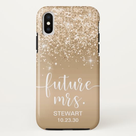 ファーストネーム 様 グリッター Case-Mate iPhoneケース iPhone XSケース (裏面)