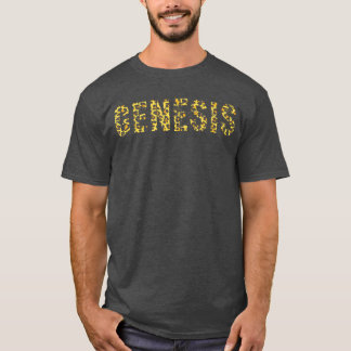 ファーストネームGENESISヒョウ印刷ガールチータースイスト Tシャツ