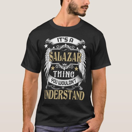 ファーストネームSALAZAR Thing Tシャツ (正面)
