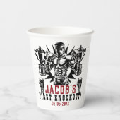 ファーストノックアウトボクシングバースデーパーティー 紙コップ (裏面)