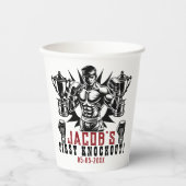 ファーストノックアウトボクシングバースデーパーティー 紙コップ (正面)