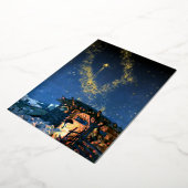 ファーストノールスター出生クリスマス 箔シーズンカード (回転した状態)