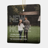 ファーストハウス2フォトクリスマス セラミックオーナメント (左)