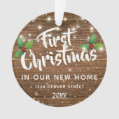 ファーストハウス |新しいホームクリスマスツリー オーナメント (正面)