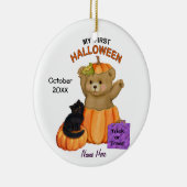 ファーストハロウィンテディ セラミックオーナメント (右)