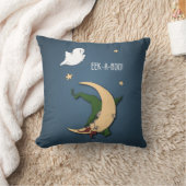 ファーストハロウィーンベビーブー魔女を幽霊で覗く クッション (ブランケット)