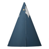 ファーストハロウィーンベビーブー魔女を幽霊で覗く パーティーハット (裏面)