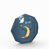 ファーストハロウィーンベビーブー魔女を幽霊で覗く フォトブロック (左)