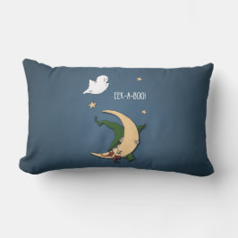 ファーストハロウィーンベビーブー魔女を幽霊で覗く ランバークッション