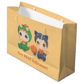 ファーストハロウィーンベビー ラージペーパーバッグ (正面アングル)