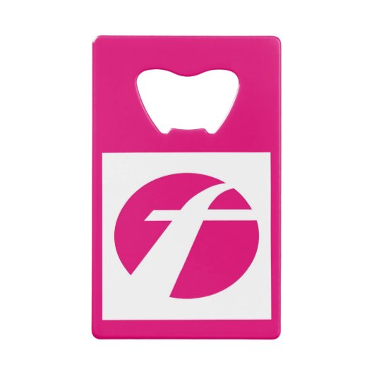 ファーストバスボトルオープナー クレジットカード栓抜き (正面)