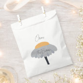 ファーストバースデーパーティカモミール花かわいいパステル フェイバーバッグ (クリップ留めされた状態)