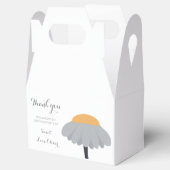 ファーストバースデーパーティカモミール花かわいいパステル フェイバーボックス (オープン)