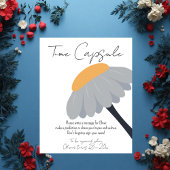 ファーストバースデーパーティカモミール花かわいいパステル ポスター