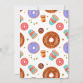 ファーストバースデーパーティードーナウトテーマ招待状 招待状 (裏面)