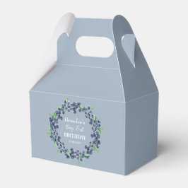 ファーストバースデーパーティーブルーベリー男の赤ちゃん フェイバーボックス