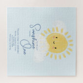 ファーストバースデーパーティーレイオブサンシャインキュートベビー ジグソーパズル (横)