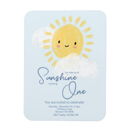 ファーストバースデーパーティーレイオブサンシャインキュートベビー マグネット