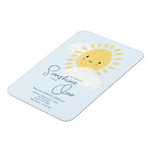 ファーストバースデーパーティーレイオブサンシャインキュートベビー マグネット (左側)