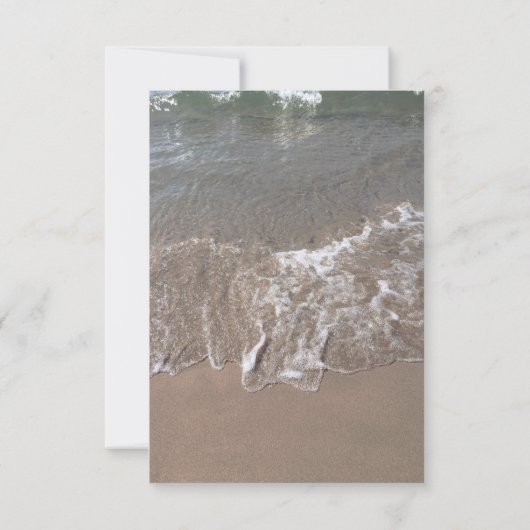 ファーストバースデーパーティー航海のビーチカスタムトレンディー 招待状 (裏面)