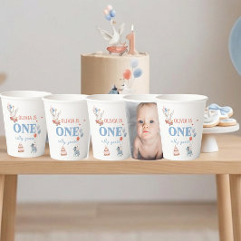 ファーストバースデーフォトペーパカップ おかしなガチョウ 紙コップ