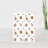 ファーストバースデーロデオキッズ 1歳の折りたたみカード 招待状 (裏面)