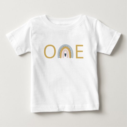 ファーストバースデー ベビーTシャツ (正面)