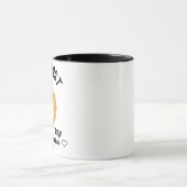 ファーストパーソナライズされたファーザーズデー、パパ&ライオンの子 マグカップ (中央)