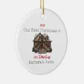 ファーストパーソナライズされたホームオーナメント セラミックオーナメント (右)