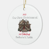 ファーストパーソナライズされたホームオーナメント セラミックオーナメント (左)