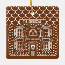 ファーストパーソナライズされたホームジンジャーブレッドクリスマス