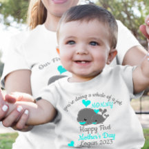 ファーストパーソナライズされたマザーズデイベビーボディスーツ