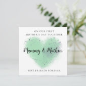 ファーストパーソナライズされたマザーズデイ・フレンズ最高のグ・グリーン シーズンカード (スタンド正面)