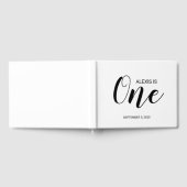 ファーストパーソナライズされた誕生日ゲストブック ゲストブック (全面)