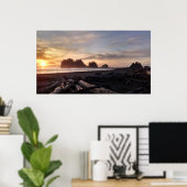 ファーストビーチアットラプッシュワシントン ポスター (ホームオフィス)