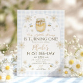 ファーストビーデイガールズ誕生日ハニーデイジー 招待状