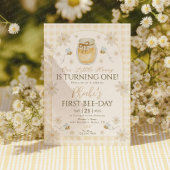 ファーストビーデイガールズ誕生日ハニーデイジー 招待状