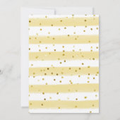 ファーストビーバースデーパーティーの招待 招待状 (裏面)