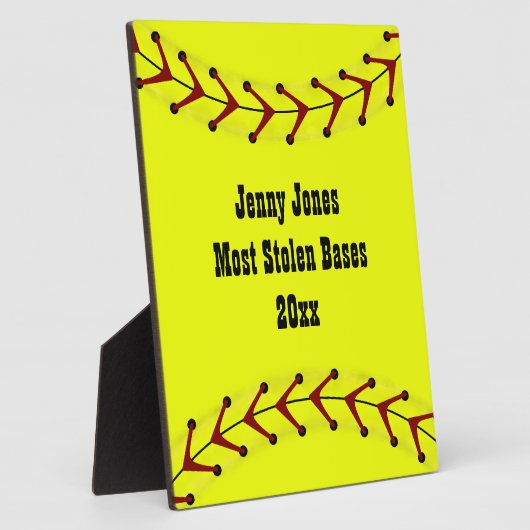 ファーストピッチソフトボールの歯垢 フォトプラーク (側面)