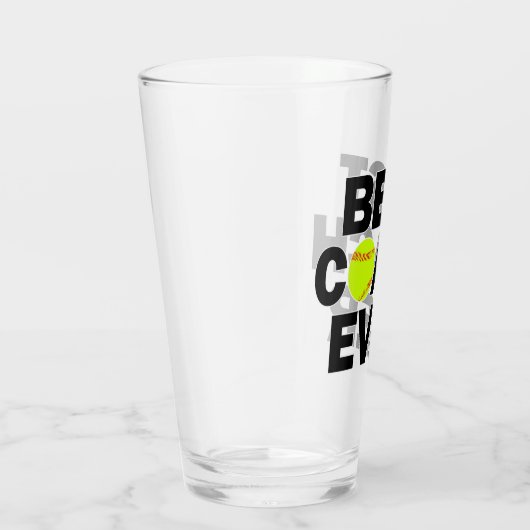 ファーストピッチソフトボール最高コーチこれまでにありがとうコーチ タンブラーグラス (右)